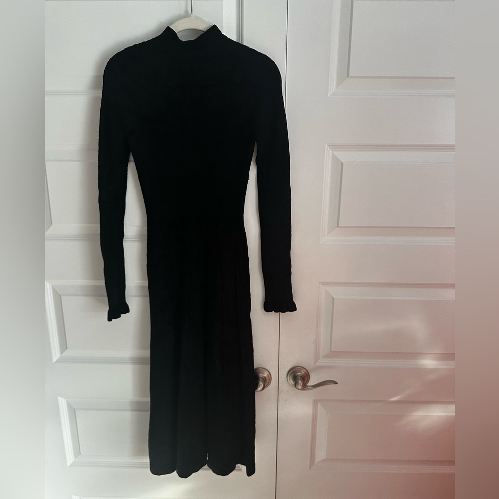 Proenza Schouler White Label Chenille Turtleneck dress in‎ black NWT - Picture 6 of 10